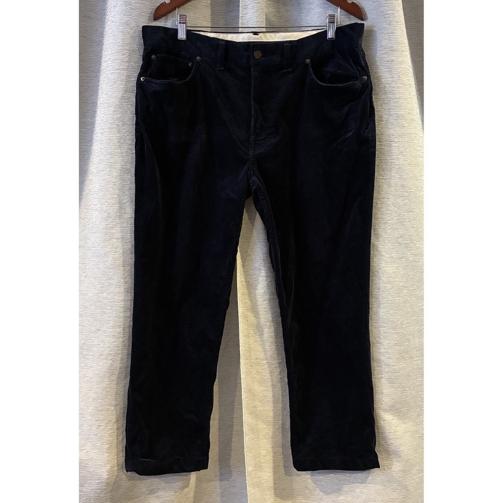 Polo‎ Ralph Lauren Corduroy Stretch Classic Fit Navy Blue Pants 36X32